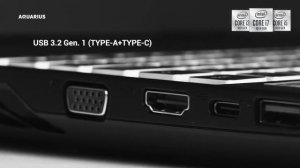 Ноутбук Aquarius Cmp NS585 на базе процессоров Intel® Core™ 10-го поколения