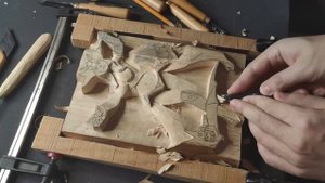 Как из доски сделать картину. Резьба по дереву.