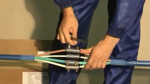 Монтаж соединительной муфты eks 1СЛХ В М