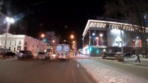 Вечерний Екатеринбург на автобусе 61