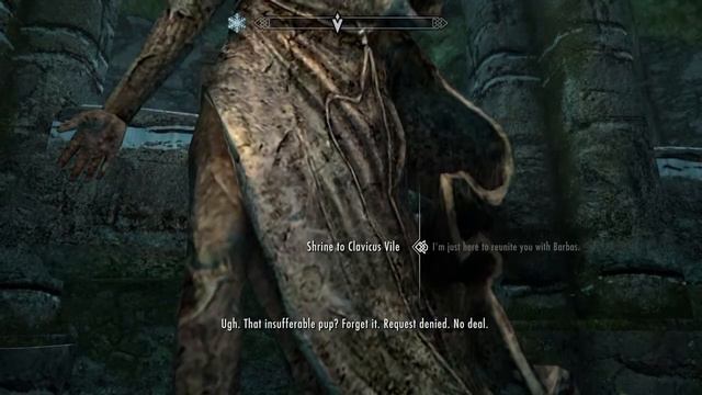 Find the dog outside Falkreath