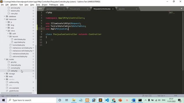 #11 Laravel - Menampilkan Data dengan Datatable Server Side Laravel смотреть онлайн