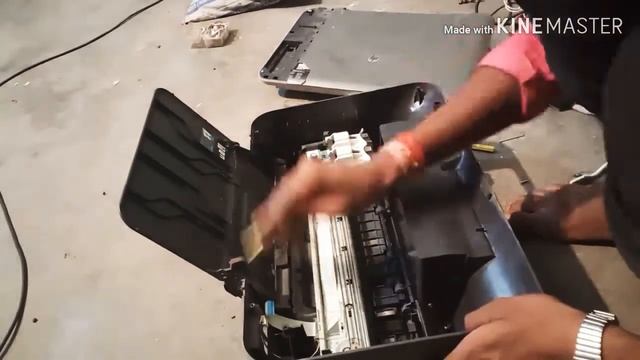 HP 1050 Printer repairing смотреть онлайн