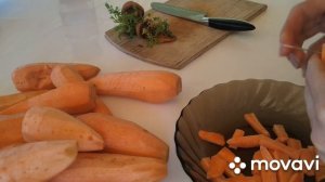 Необычный способ сушки моркови для шиншилл