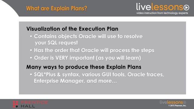 Oracle SQL Performance Tuning for Developers: Understand Explain Plans