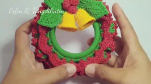 Новогодний декор крючком? Вяжем мини веночки