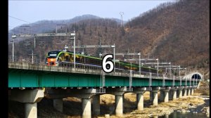 [Full HD] 우리나라에서 가장 빠른 열차 TOP 10 - fastest train in Korea TOP 10 - ITX