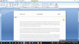 HOW TO INSERT HEADER AND FOOTER  IN MS-WORD #msword #msofficeword #msword #headerfooter