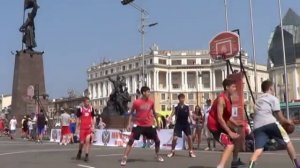 Владивосток Спорт вокруг,уличный баскетбол (9 августа 2014).
