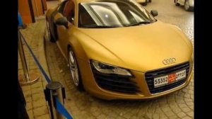 Золотые Автомобили Дубая Golden cars Dubai ДОРОГИЕ CARS!