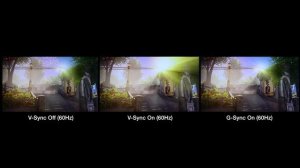 NVIDIA G-Sync Compared to V-Sync on/off