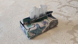 Как сшить Чехол №3 для коробки с бумажными салфетками на кнопках.