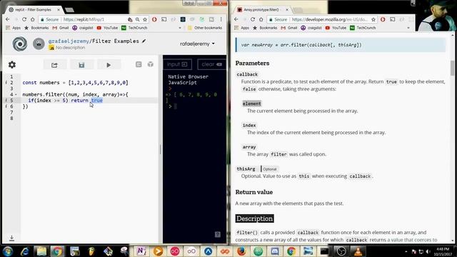 Javascript - Filter - No More "for" loops Part 1.