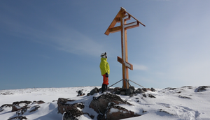 На снегоходе по берегу Северного Ледовитого океана