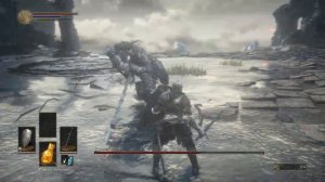 Dark Souls 3 первый босс - рыцарь / the first boss - knight