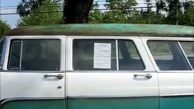 1955 Ford Country Sedan wagon, first crank смотреть онлайн