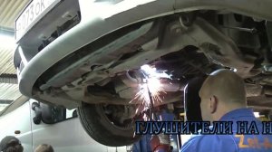 Замена глушителя Hyundai Sonata . Замена глушителя в СПБ.