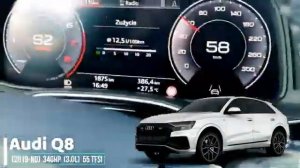 Audi Q8 acceleration battle/Разгон 0 100 Audi Q8 разных поколений