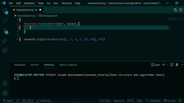 Data Structure And Algorithms #18 Binary Search With Time Complexity In Javascript