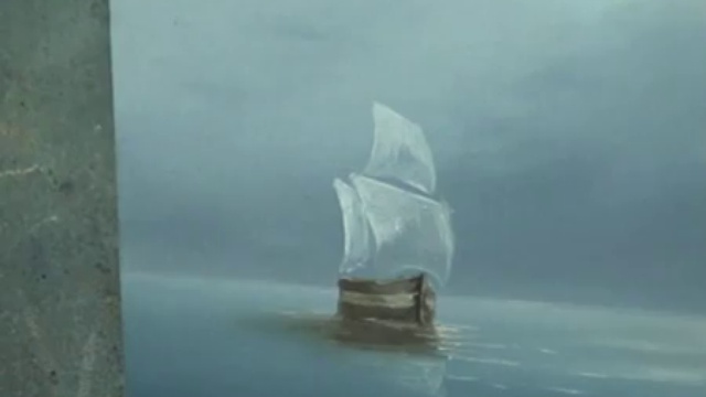 Морской пейзаж. Урок №4. Корабль смотреть онлайн