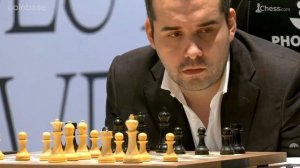 Nepo Death Stares the Camera While In The Think Tank - World Chess Championship