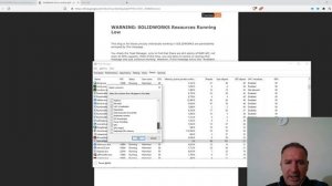 How to fix SolidWorks Annoying Low Memory Warning popup