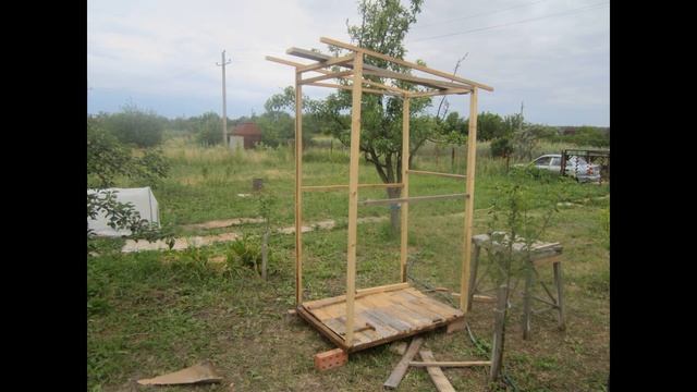 Отчёт за осень. Дачный туалет и земля на участок. смотреть онлайн