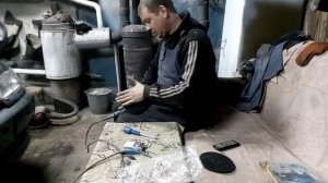 Замена подошвы на орбитальной машинке.