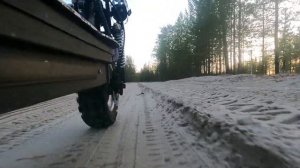 Kugoo M5 покатушки по лесу с экшн камерой