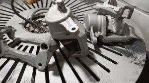 Пескоструйная обработка
суппорта Toyota