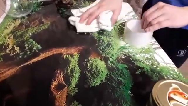 Приклеиваем аквариумный фон. смотреть онлайн