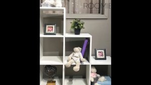 Стеллаж деревянный для книг, игрушек в скандинавском стиле, 6 секций, ROOMIE