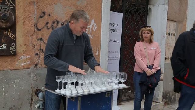 Венеция Поющие бокалы