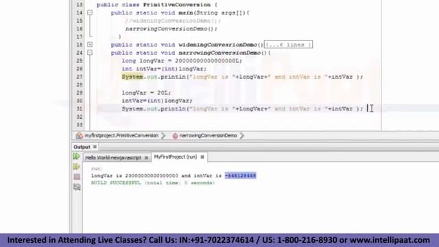Java Operators | Java Primitives For Beginners | Java Tutorial | Intellipaat
