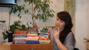 Хранение платков и шарфов в маленьком ящике прихожей.  Конмари