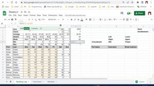 Google Sheets: Basic Functions