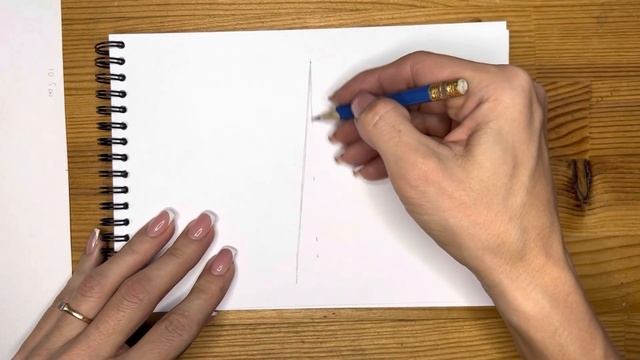 Как нарисовать осевую линию карандашом | Рисунок для начинающих поэтапно смотреть онлайн
