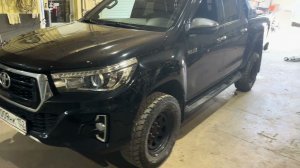 #Toyota Hilux доработка подвески и установка заднего силового бампера