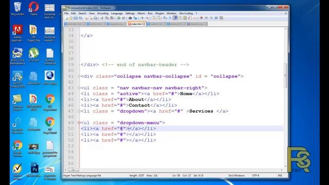 telugu web tutorials bootstrap part7 navigation dropdown menu