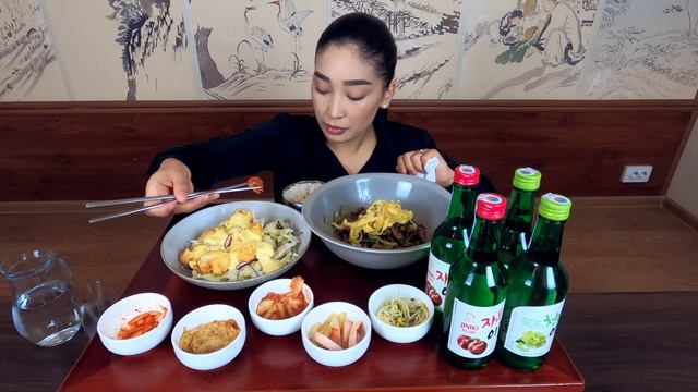 Айзада Жамгырчиева | Aizada Jamgyrchieva | 불고기 크림새우 Пулькоги | МУКБАНГ | MUKBANG | EATING SHOW