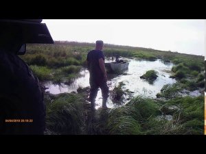 Новый проект лодки болотохода.