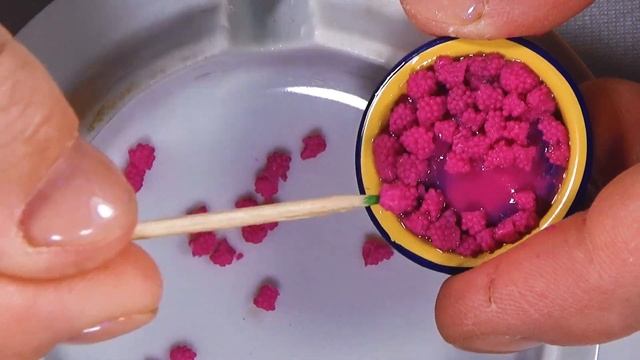 ЛЕГКО И БЫСТРО малина из полимерной глины  1/12 | Еда из полимерной глины | Еда в кукольный домик|