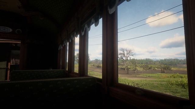 Train ride / Relax / Sounds of train / ASMR / RDR2 / Red Dead Redemption 2 / Поездка на поезде