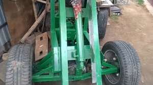 Фронтальный погрузчик своими руками. Гидроцилиндр поворота, привод нш.