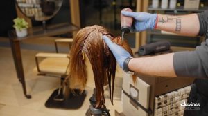 Davines Mask with Vibrachrom with  View Mid Lengths and Ends application