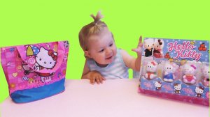 ✿ Hello Kitty discover new toys ХЕЛЛО КИТТИ игрушки распаковка и игра