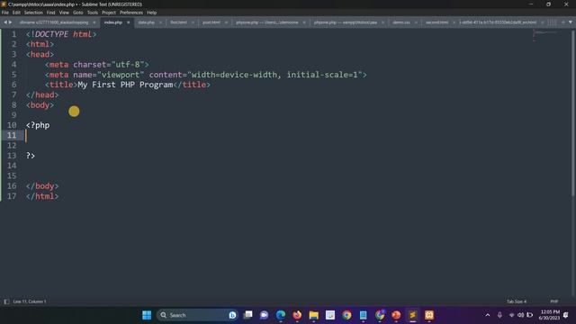 Run First PHP Program | Beginners Tamil смотреть онлайн