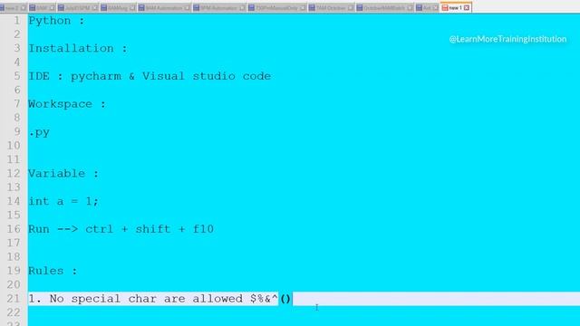 Session 2 : Variables in Python Tamil | Lexical Rule / Grammer rule in Python | Learn Python Tamil