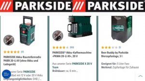 LIDL BRICOLAGE PARKSIDE - PARKSIDE PERFORMANCE - NOUVEL ARRIVAGE LIDL DEUTSCHLAND - AOÛT