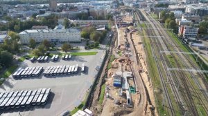 Рига может остаться без Rail Baltica? Строительство ЖД вокзала. Кадры не попавшие в главное видео